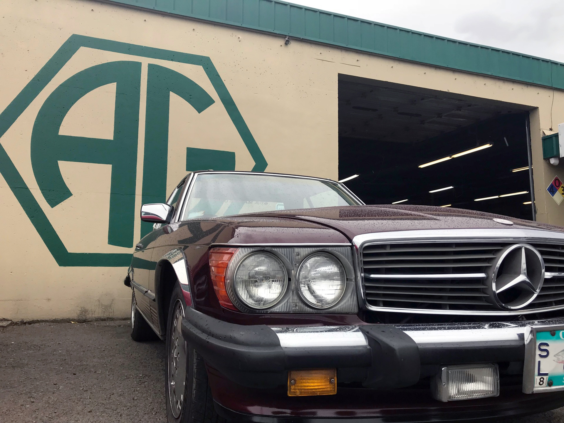 Photo of AG logo with Mercedes